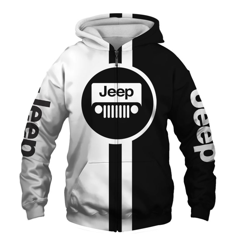 Jeep T-Shirt Hoodie Apparel 3D  Full Printing Clothing, Shirt, Hoodie, Zip Hoodie, Down Jacket, Short, Jogger, Bomber Jacket Apparel - Image 4