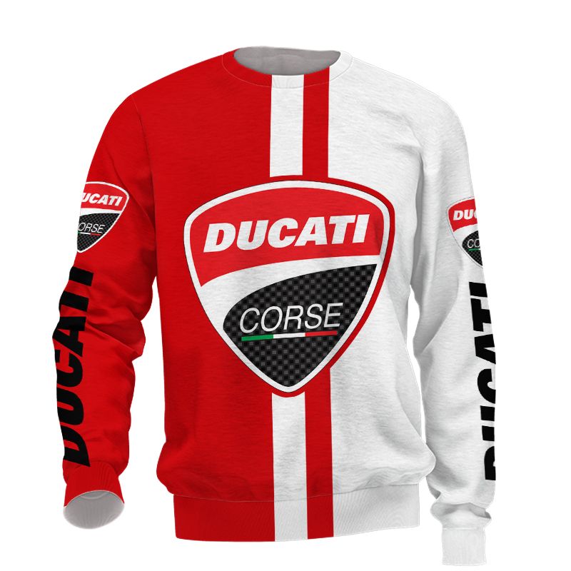 Ducati T-Shirt Hoodie Apparel 3D  Full Printing Clothing, Shirt, Hoodie, Zip Hoodie, Down Jacket, Short, Jogger, Bomber Jacket Apparel - Image 5