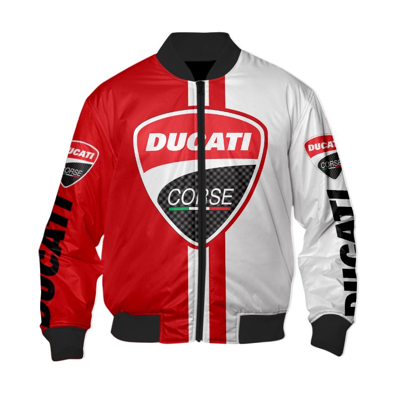 Ducati T-Shirt Hoodie Apparel 3D  Full Printing Clothing, Shirt, Hoodie, Zip Hoodie, Down Jacket, Short, Jogger, Bomber Jacket Apparel - Image 7
