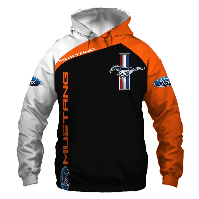 Mustang T-Shirt Hoodie Apparel 3D  Full Printing Clothing, Shirt, Hoodie, Zip Hoodie, Down Jacket, Short, Jogger, Bomber Jacket Apparel - Image 3