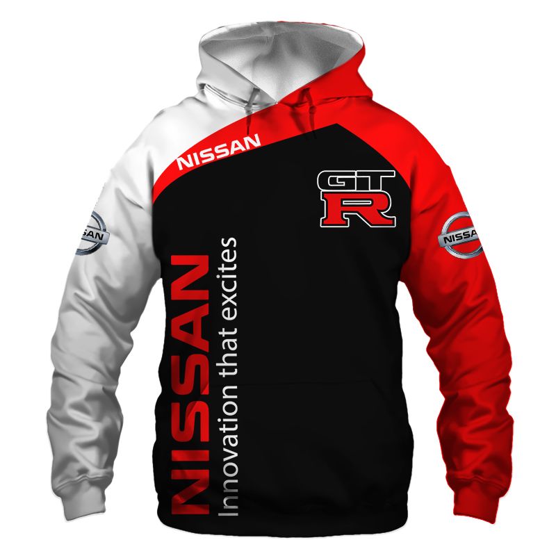 Nissan T-Shirt Hoodie Apparel 3D  Full Printing Clothing, Shirt, Hoodie, Zip Hoodie, Down Jacket, Short, Jogger, Bomber Jacket Apparel - Image 3