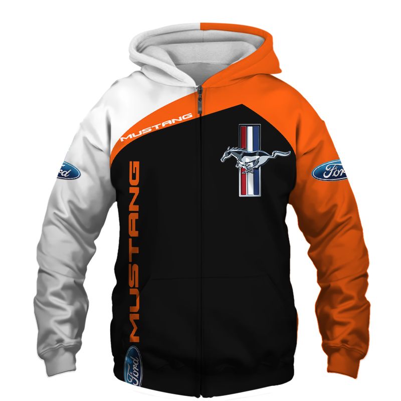 Mustang T-Shirt Hoodie Apparel 3D  Full Printing Clothing, Shirt, Hoodie, Zip Hoodie, Down Jacket, Short, Jogger, Bomber Jacket Apparel - Image 4