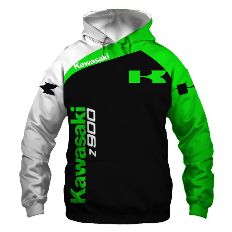 Kawasaki T-Shirt Hoodie Apparel 3D  Full Printing Clothing, Shirt, Hoodie, Zip Hoodie, Down Jacket, Short, Jogger, Bomber Jacket Apparel - Image 3
