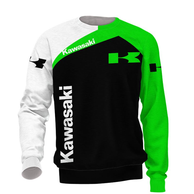 Kawasaki T-Shirt Hoodie Apparel 3D  Full Printing Clothing, Shirt, Hoodie, Zip Hoodie, Down Jacket, Short, Jogger, Bomber Jacket Apparel - Image 5