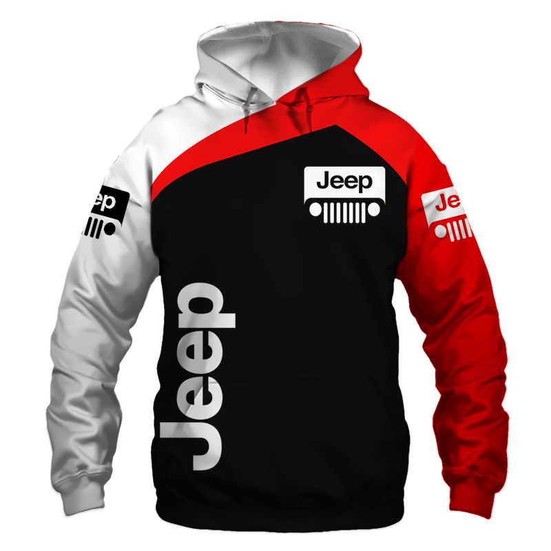 Jeep T-Shirt Hoodie Apparel 3D  Full Printing Clothing, Shirt, Hoodie, Zip Hoodie, Down Jacket, Short, Jogger, Bomber Jacket Apparel - Image 3