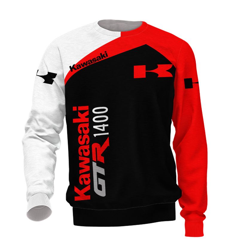 Kawasaki T-Shirt Hoodie Apparel 3D  Full Printing Clothing, Shirt, Hoodie, Zip Hoodie, Down Jacket, Short, Jogger, Bomber Jacket Apparel - Image 5