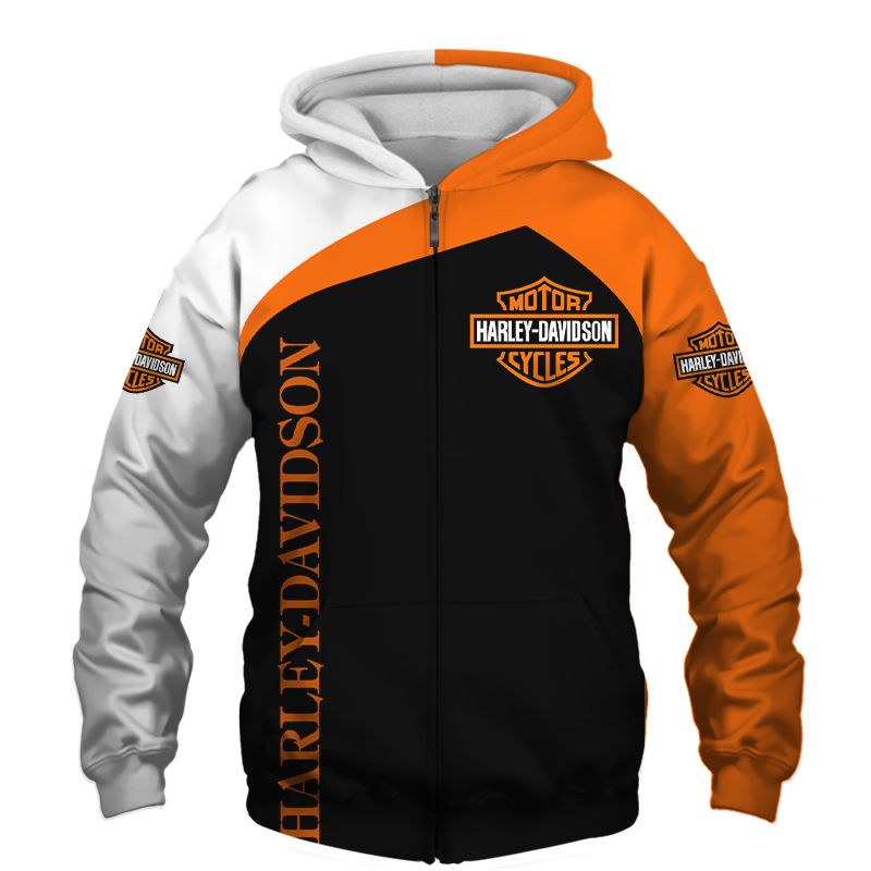 Harley Davidson T-Shirt Hoodie Apparel 3D  Full Printing Clothing, Shirt, Hoodie, Zip Hoodie, Down Jacket, Short, Jogger, Bomber Jacket Apparel - Image 4