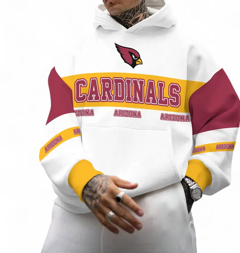 Arizona Cardinals NFL Hoodie White Supporter Spirit Hoodie