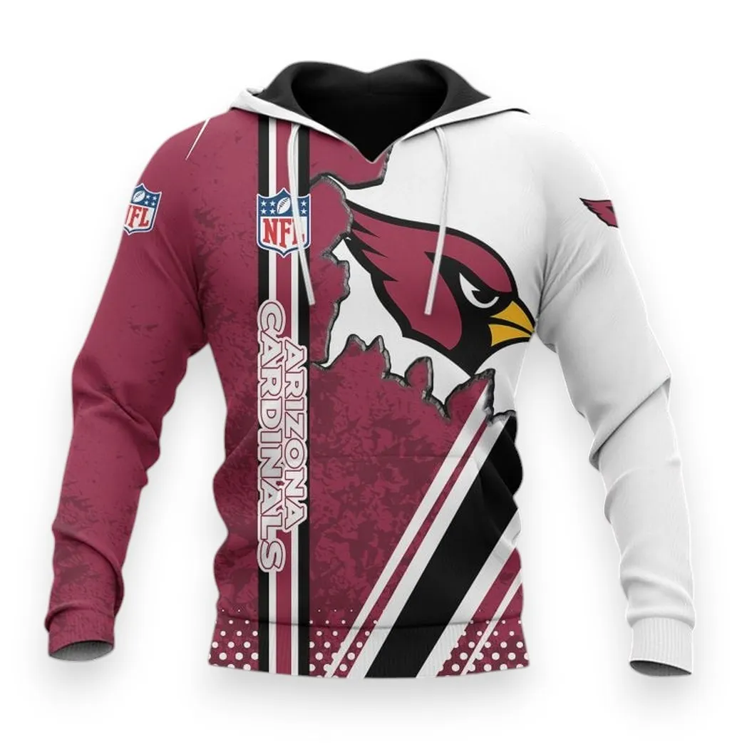 Arizona Cardinals NFL Hoodie Athletic Fan Fullover Hoodie