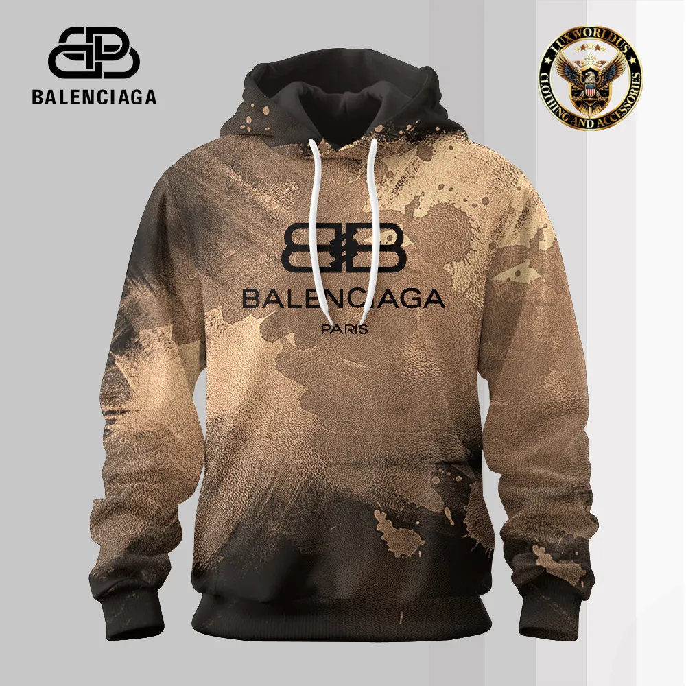 Balenciaga Logo Premium Hoodie Large Best Selling 2025
