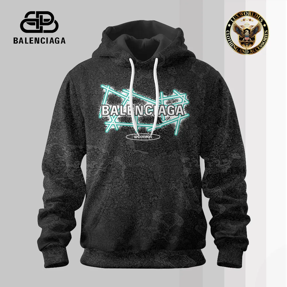 Balenciaga Ombre Luxury Brand Hoodie For Men Women