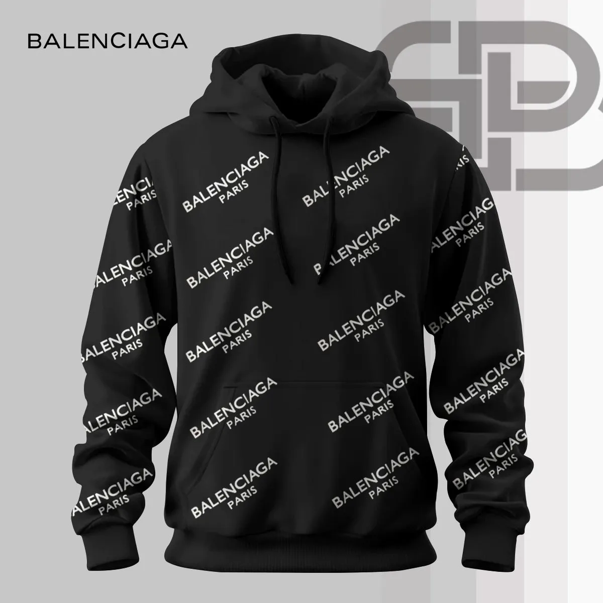 Balenciaga Logo Brand Hoodie For Kids And Adults