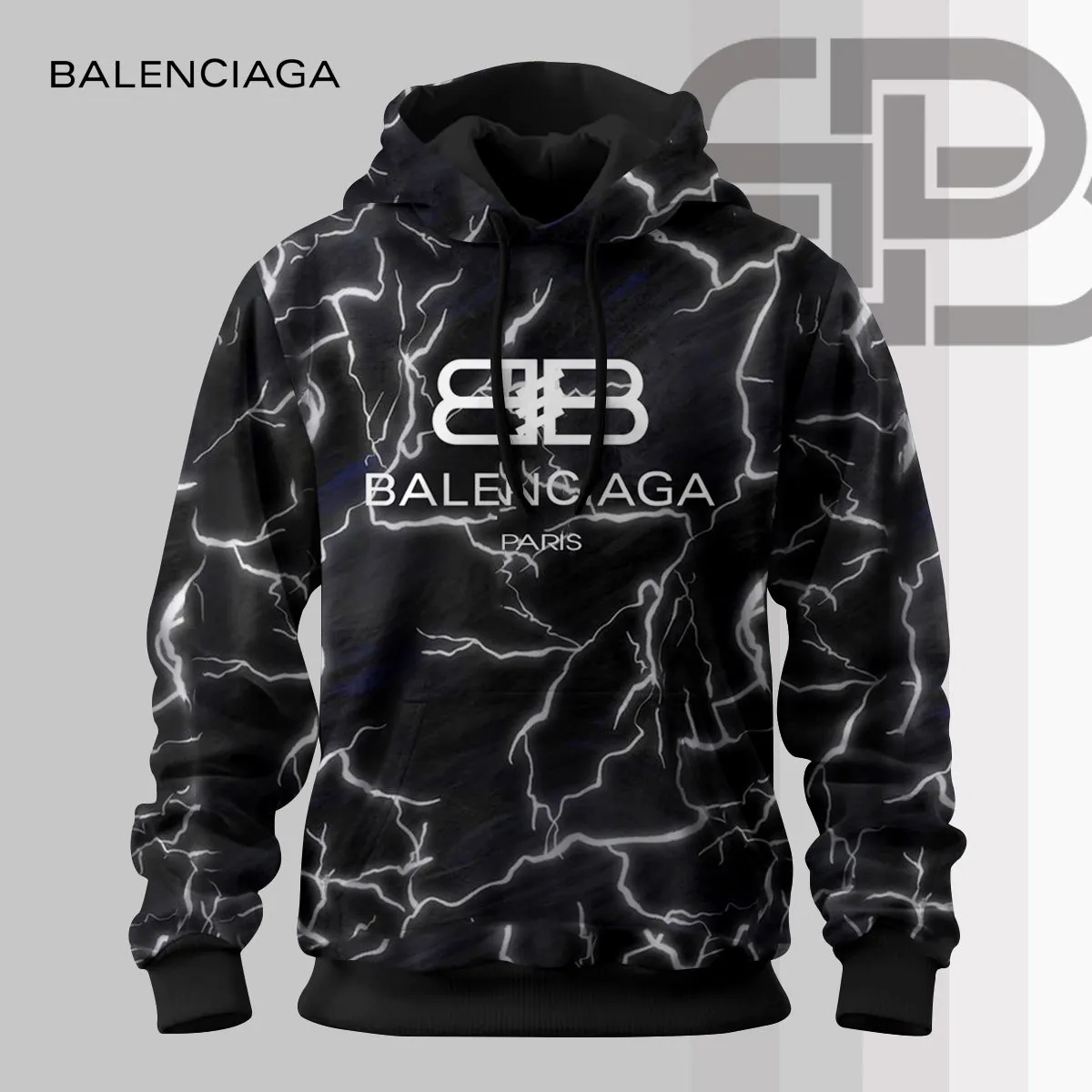Balenciaga Gradient Brand Hoodie For Kids And Adults