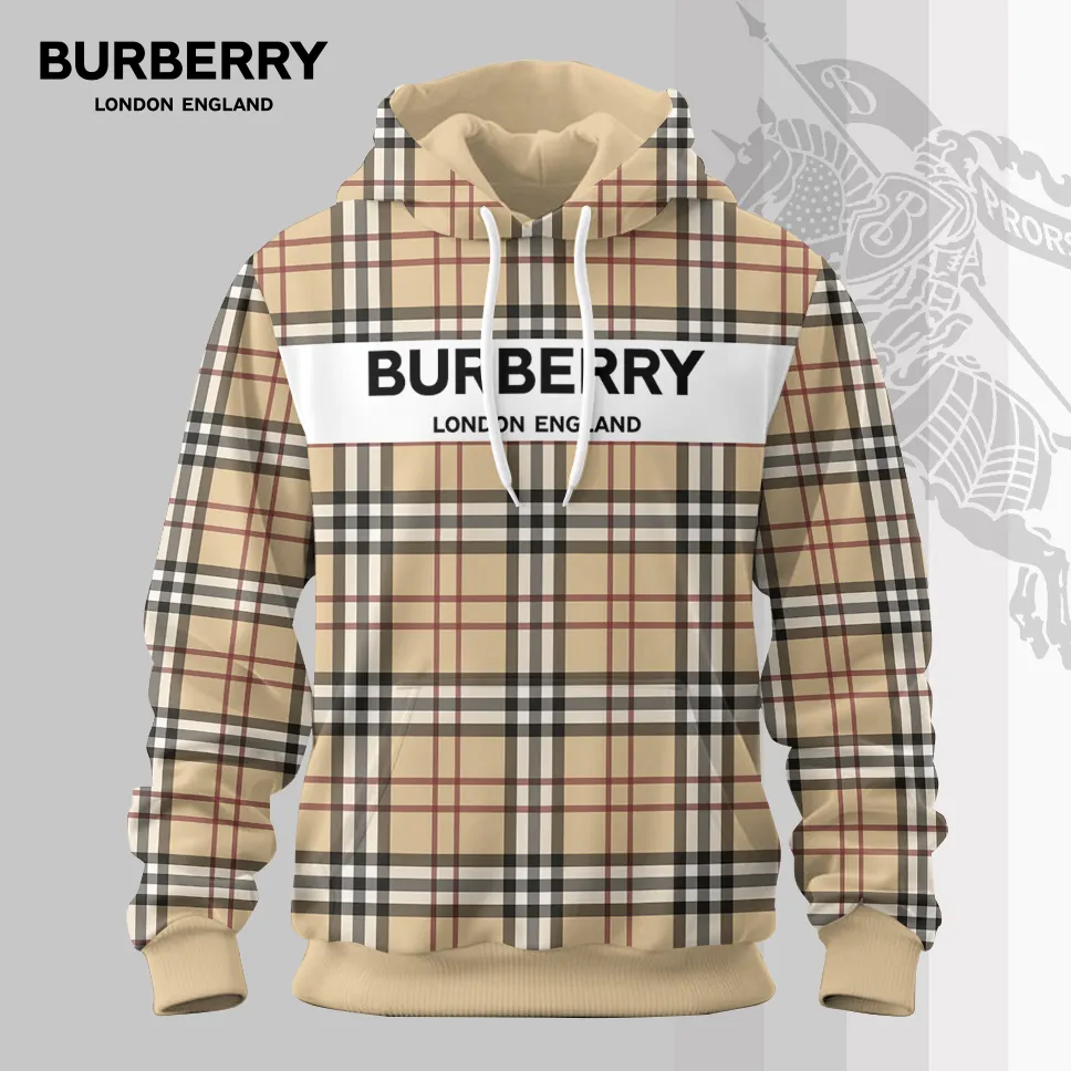 Burberry London England Hoodie Medium Fit