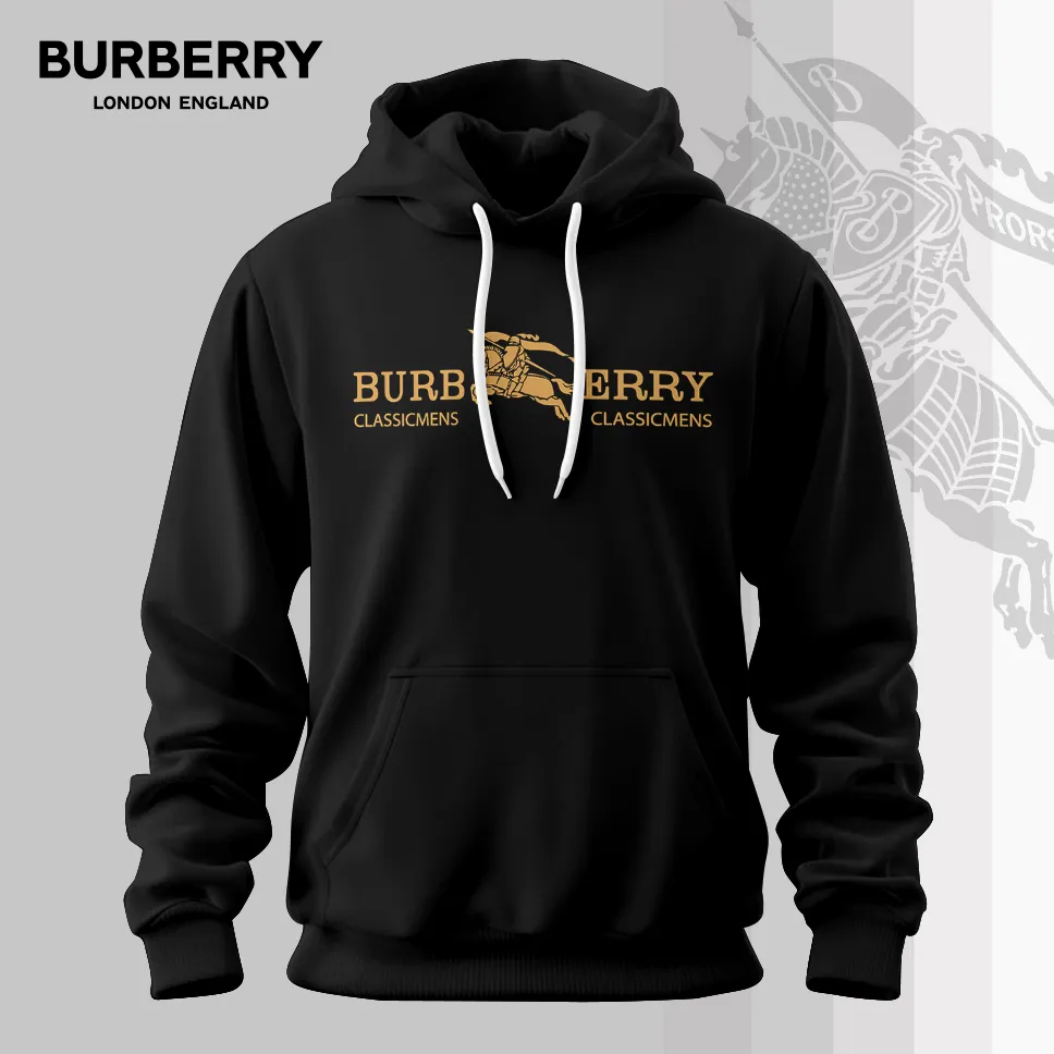Burberry Limited Edition Hoodie For Men Black 
