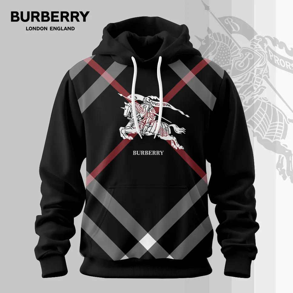 Burberry Equestrian Limited Edition Hoodie For Men Oversized
