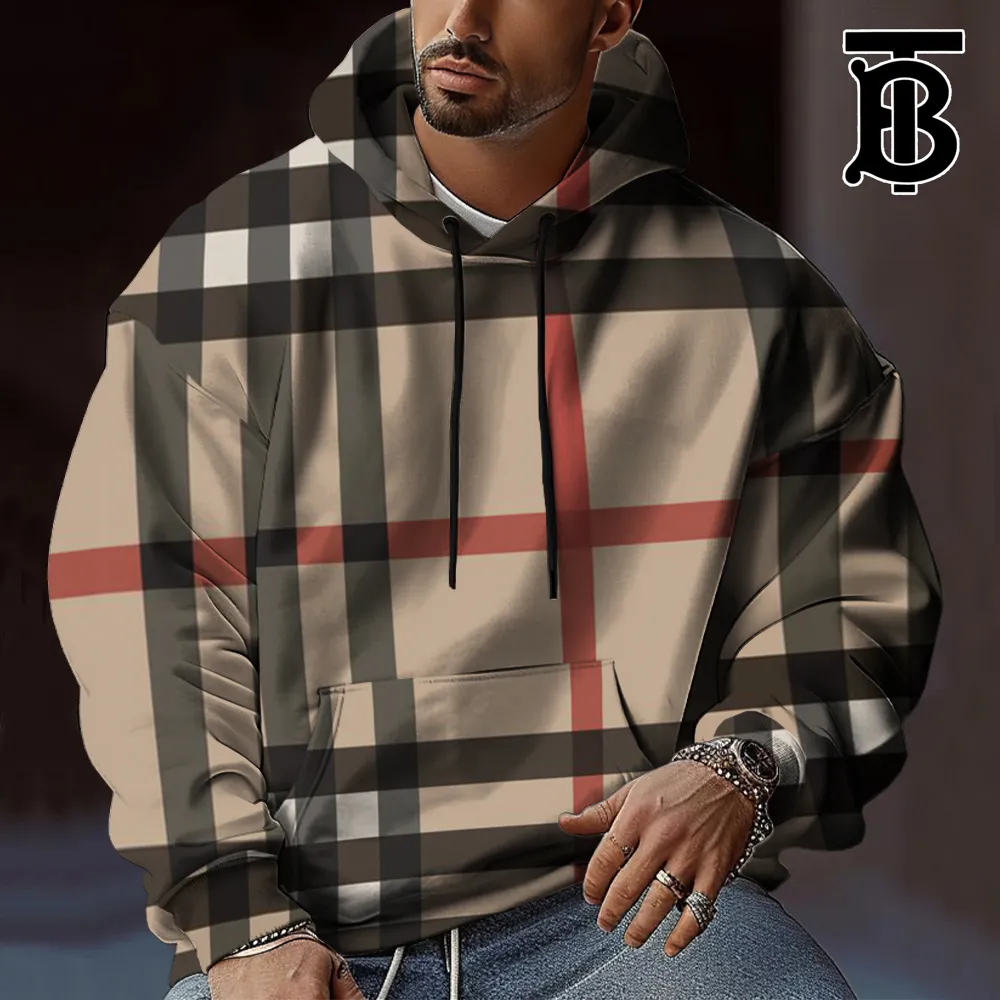 Burberry Luxury Classic Hoodie For Kids And Adults