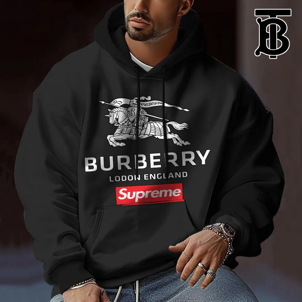 Burberry London England Luxury Classic Hoodie For Men