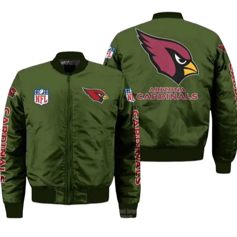 Arizona Cardinals NFL Bomber Jacket For Men Bomber Jacket Sports Lovers