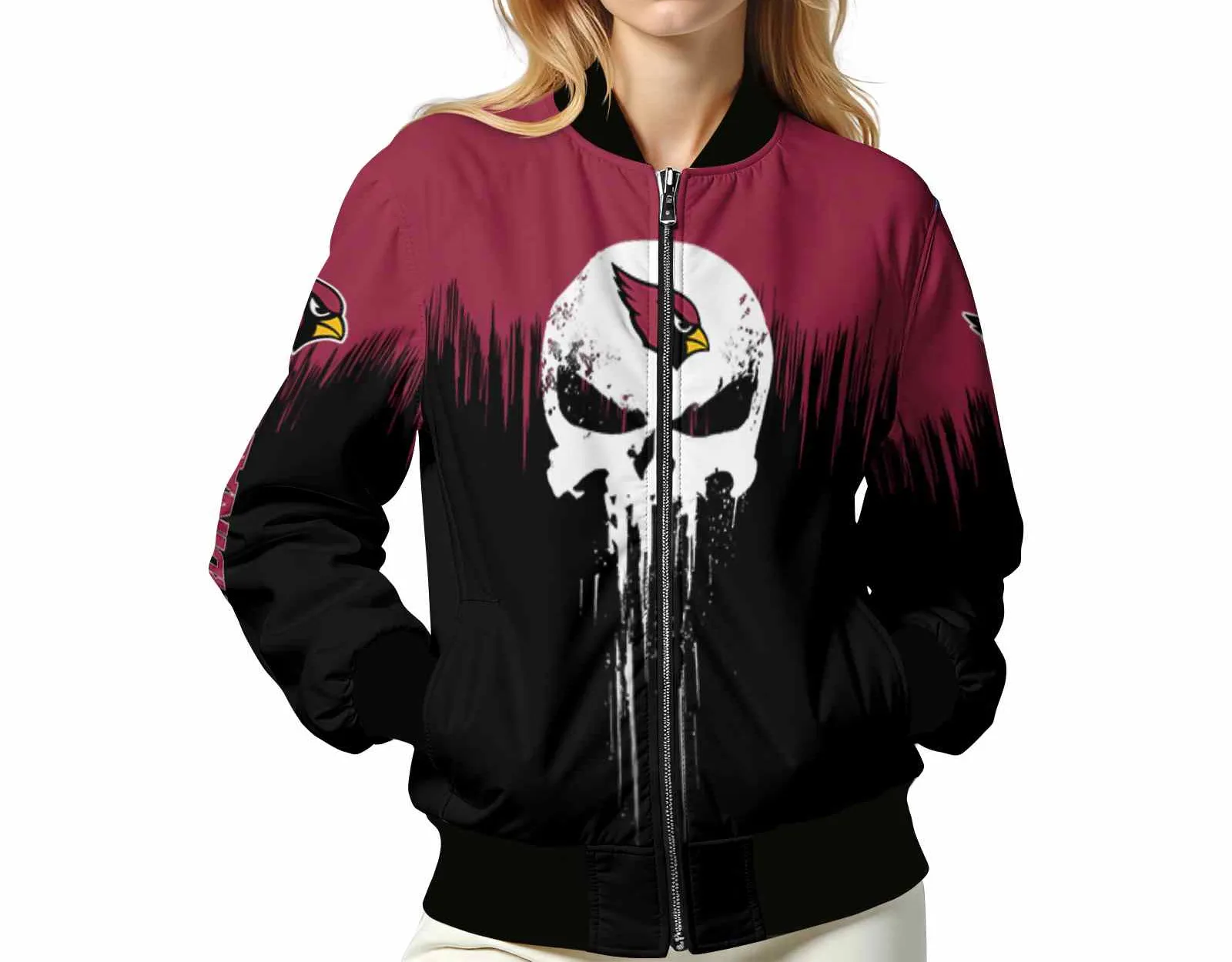 Arizona Cardinals NFL Bomber Jacket Team Bomber Jacket Custom For Sport Lovers