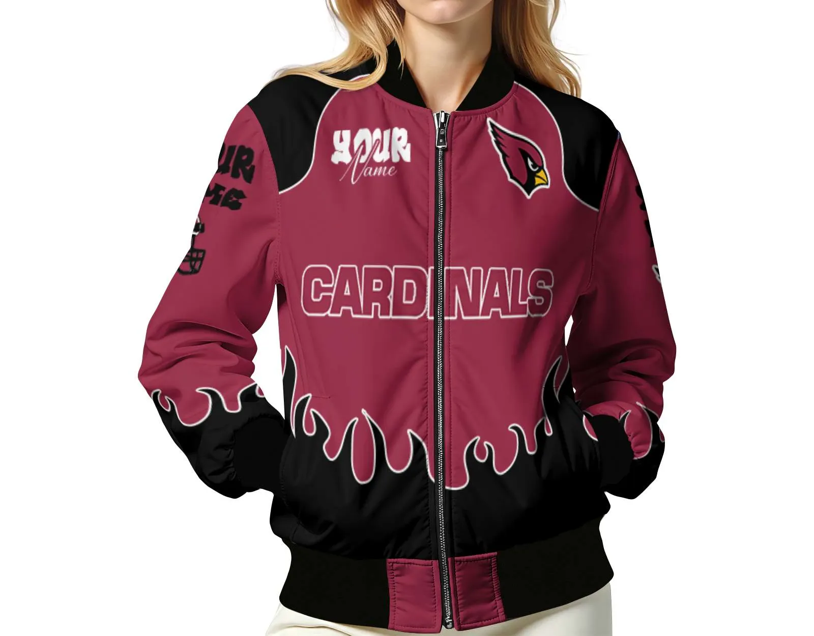 Arizona Cardinals NFL Bomber Jacket Cool Bomber Jacket Sports For Sport Lovers