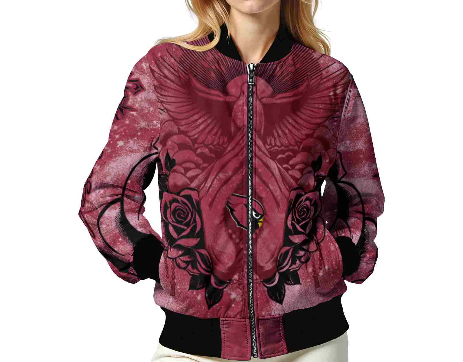 Arizona Cardinals NFL Bomber Jacket Bomber Jacket Match Day For Sport Lovers