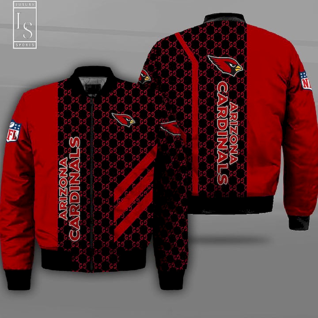 Arizona Cardinals Gucci Nfl 2025 Bomber Jacket Luxury Brand Clothing Clothes Outfit For Men And Women