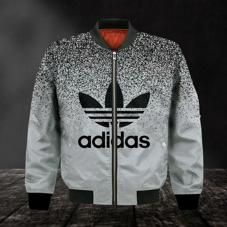 Adidas Grey Luxury Brand Premium 2025 Bomber Jacket Outfit For Men Women
