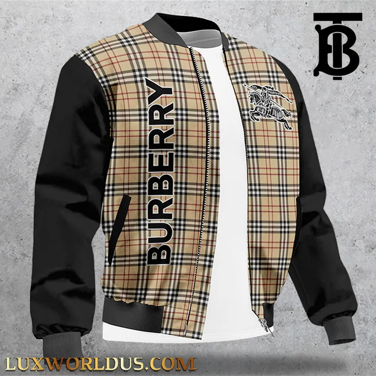 Burberry Limited Edition  Classic  Bomber Jacket For Men