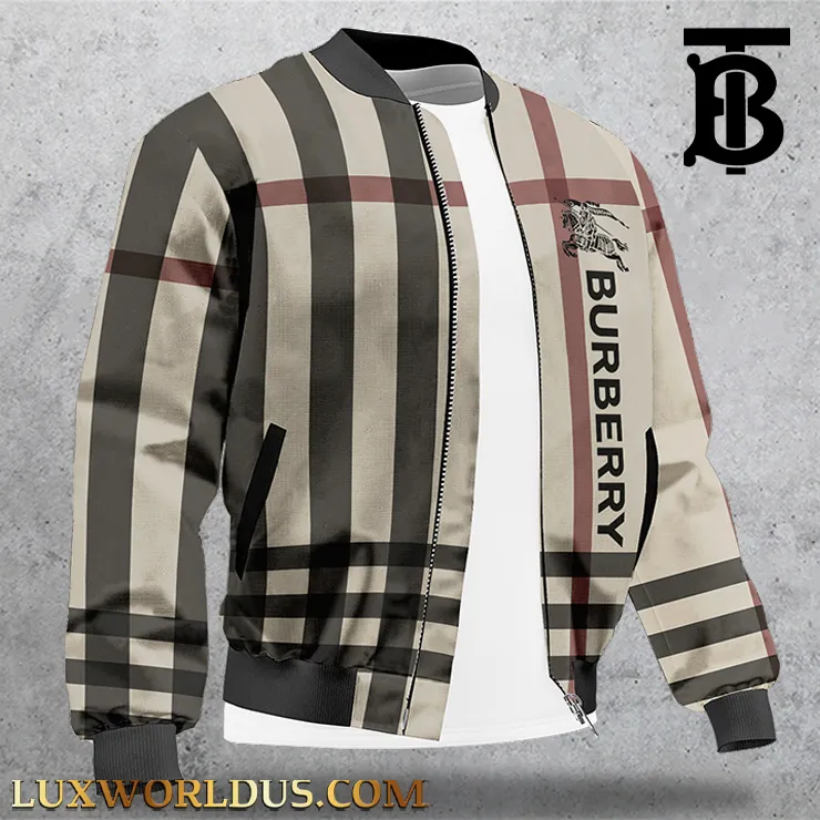 Burberry Limited Edition  Classic  Bomber Jacket For Men