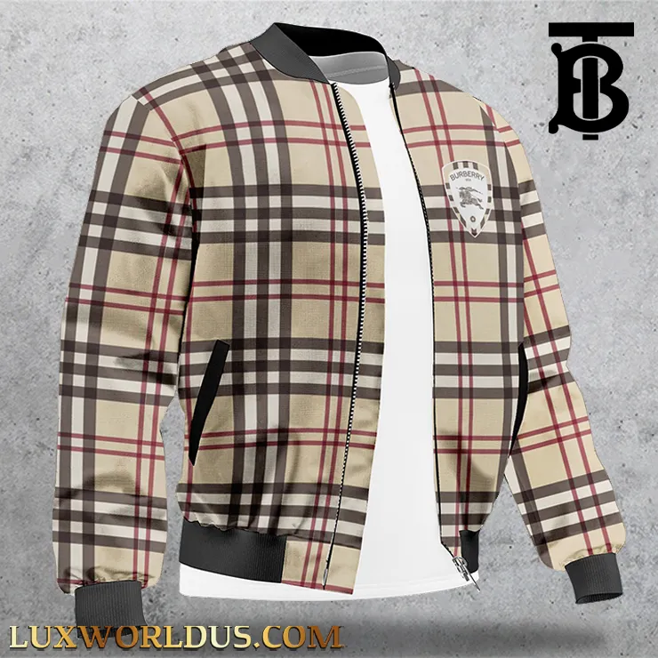 Burberry Limited Edition  Classic  Bomber Jacket For Men