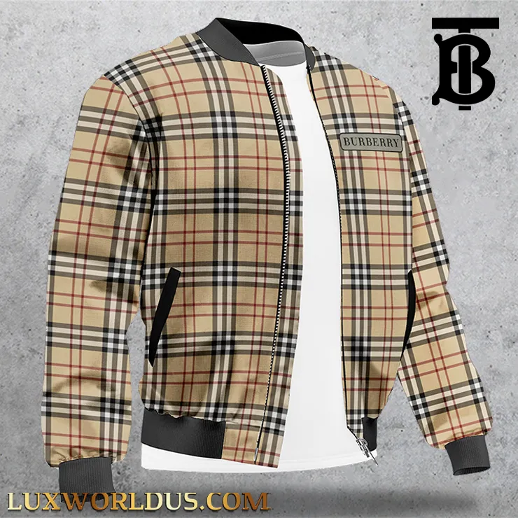 Burberry Limited Edition  Classic  Bomber Jacket For Men