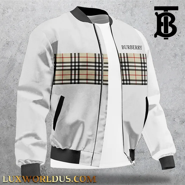 Burberry Limited Edition  Classic  Bomber Jacket For Men