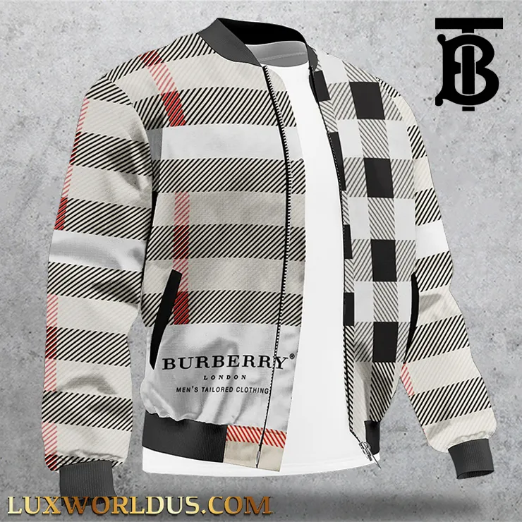 Burberry Limited Edition  Classic  Bomber Jacket For Men