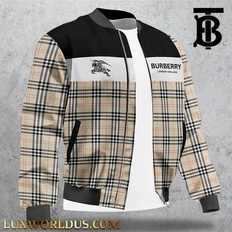 Burberry Limited Edition  Classic  Bomber Jacket For Men