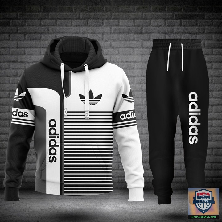 Adidas Premium Hoodie And Pants Large Fit