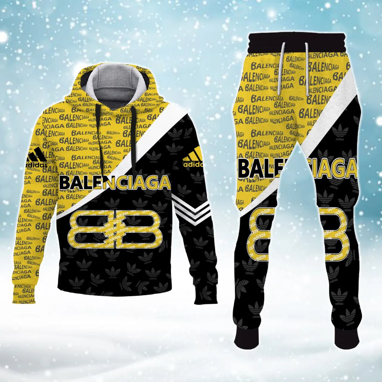 Balenciaga X Adidas 2025 Classic Hoodie And Pants For Kids And Adults