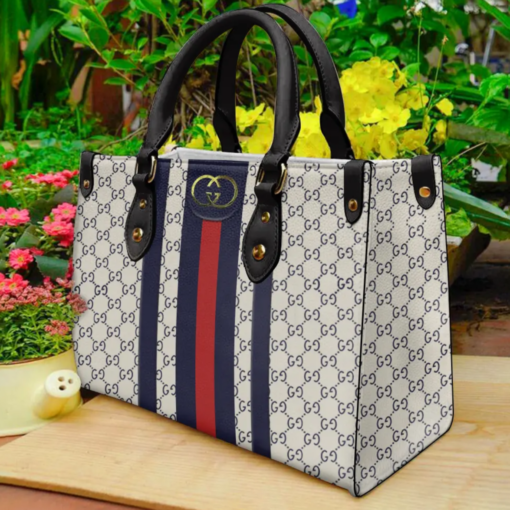 Gucci Womens Leather Handbag Stripe - Image 2