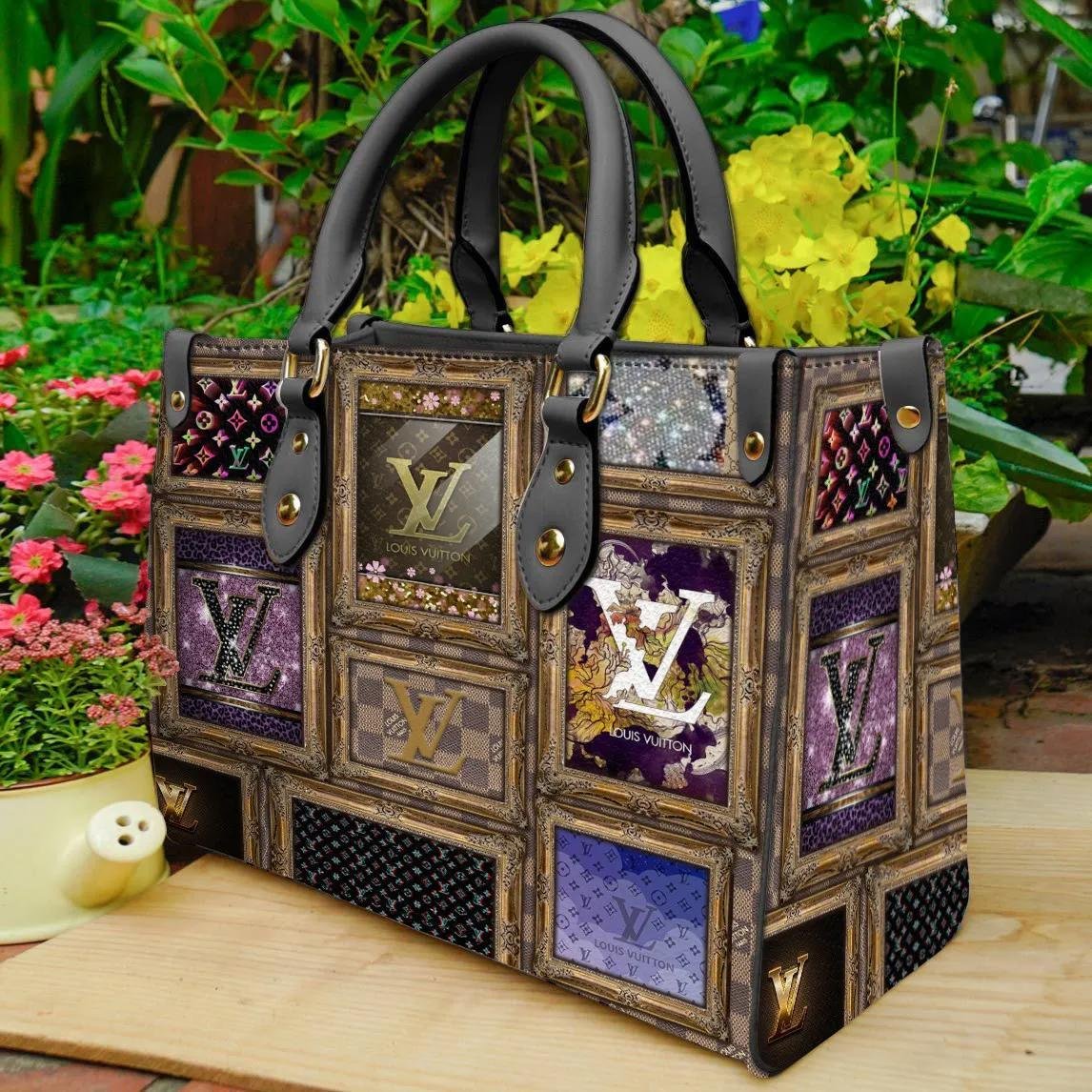 Louis vuitton pattern luxury brand fashion premium women small handbag purse for beauty - Image 2