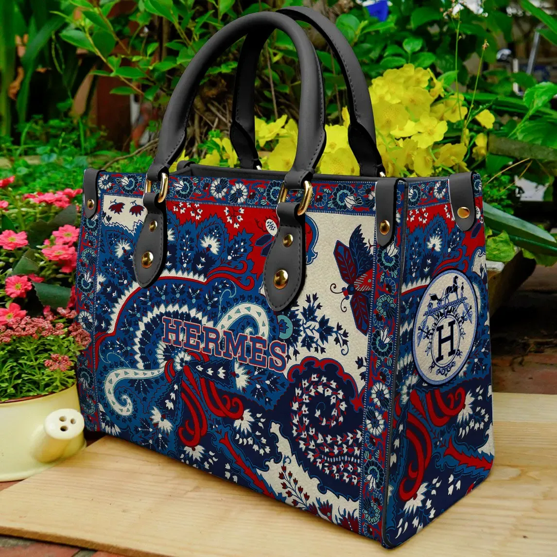 Hermes Luxury Brand Women Leather handbag - Image 2