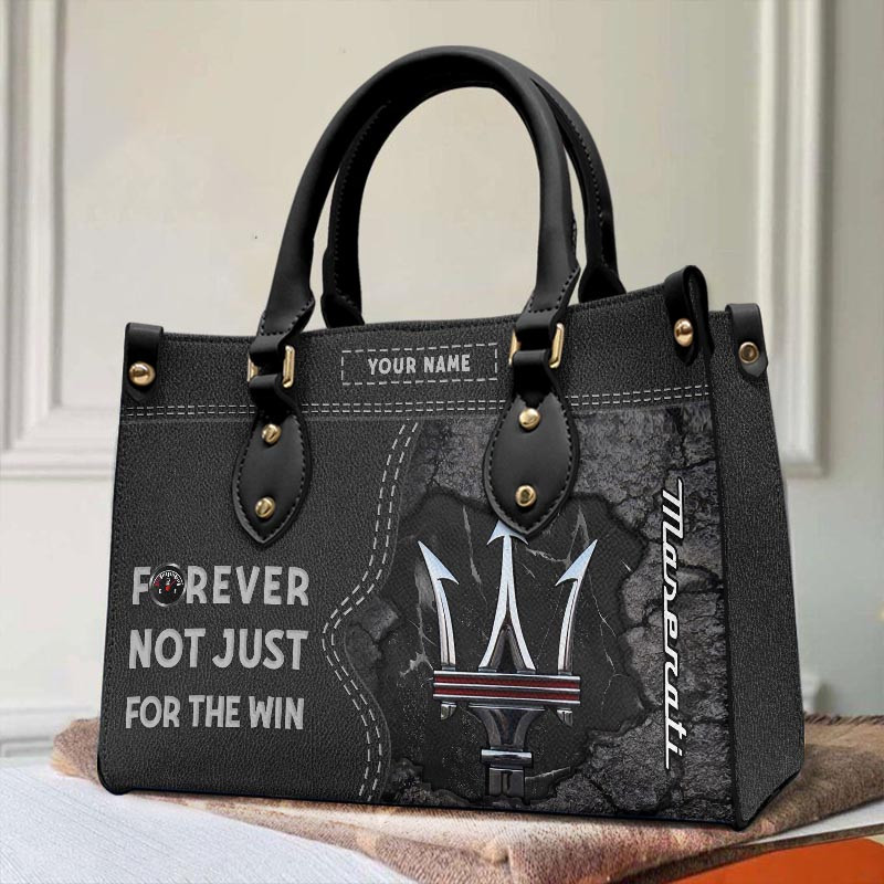 Maserati Leather Hand Bag Gift For Women - Image 2