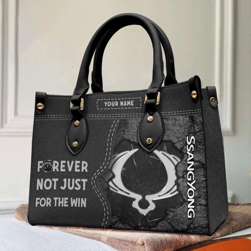 SsangYong Motor Leather Hand Bag Gift For Women - Image 2