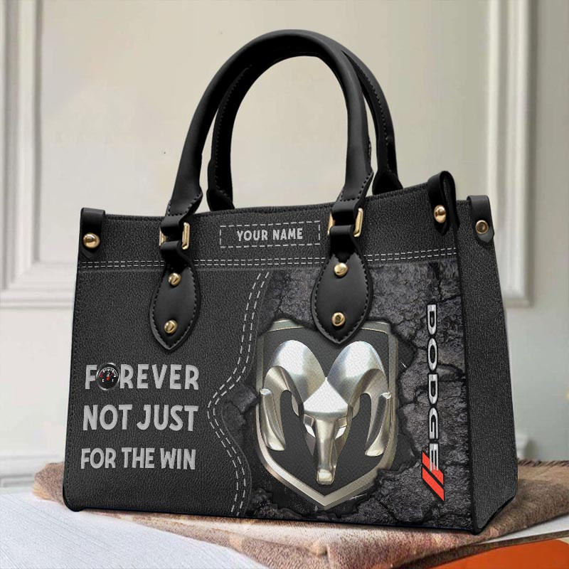 Dodge Leather Hand Bag Gift For Women - Image 2
