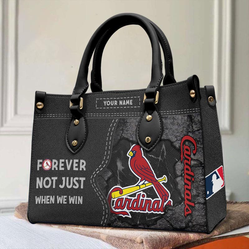 St Louis Cardinals Not Just When We Win Leather Hand Bag Gift For Women - Image 2