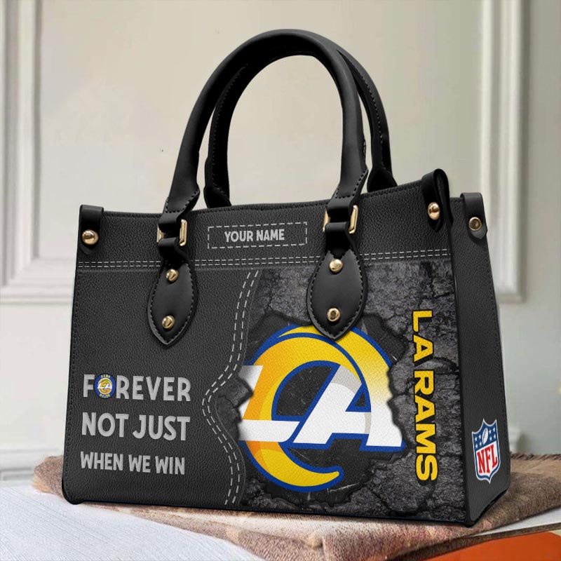 Los Angeles Rams Forever Not Just When We Win Leather Hand Bag - Image 2