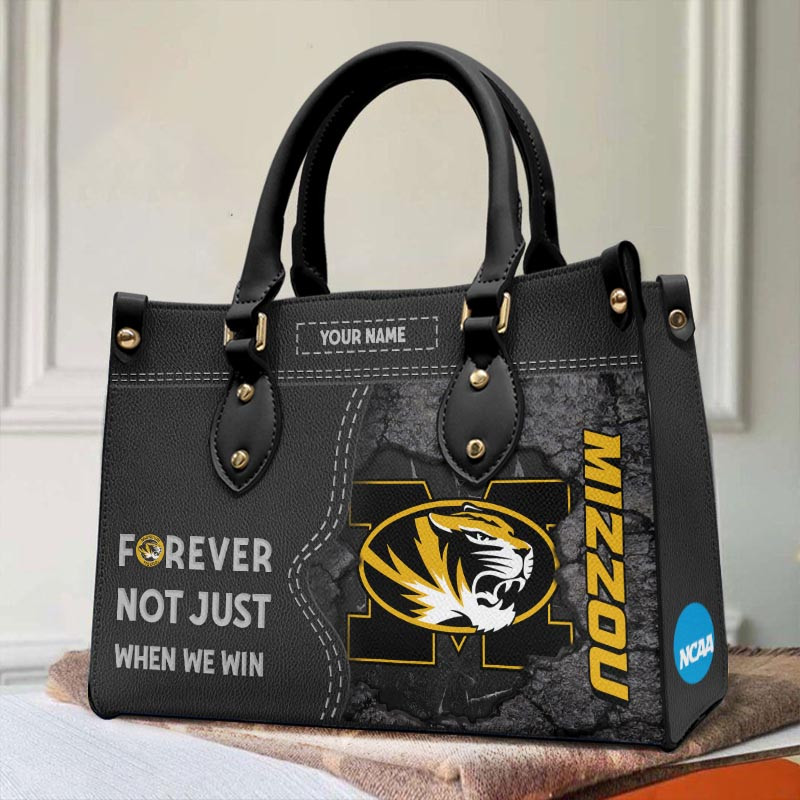 Missouri Tigers Forever Not Just When We Win Leather Hand Bag - Image 2