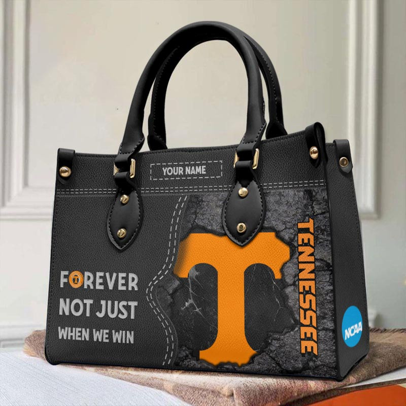 Tennessee Volunteers Forever Not Just When We Win Leather Hand Bag - Image 2