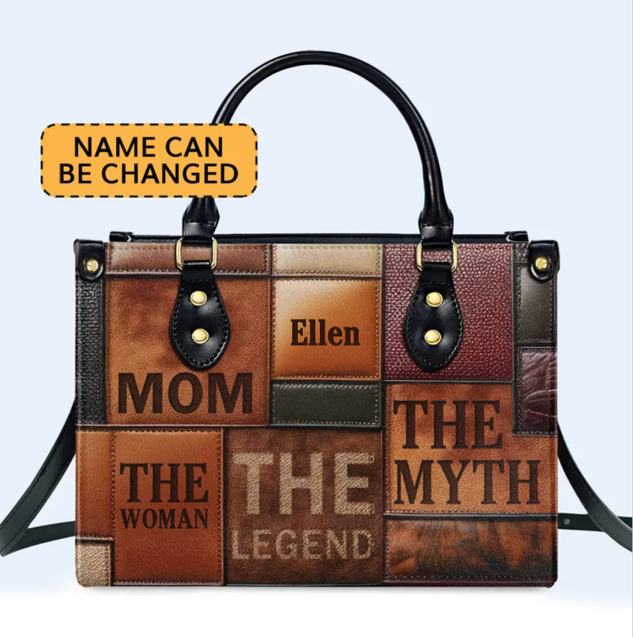 Mom The Legend Leather Handbag - Image 2