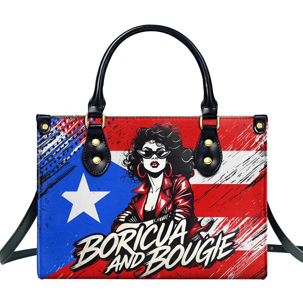 Boricua & Bougie Personalized Custom Leather Handbag - Image 2