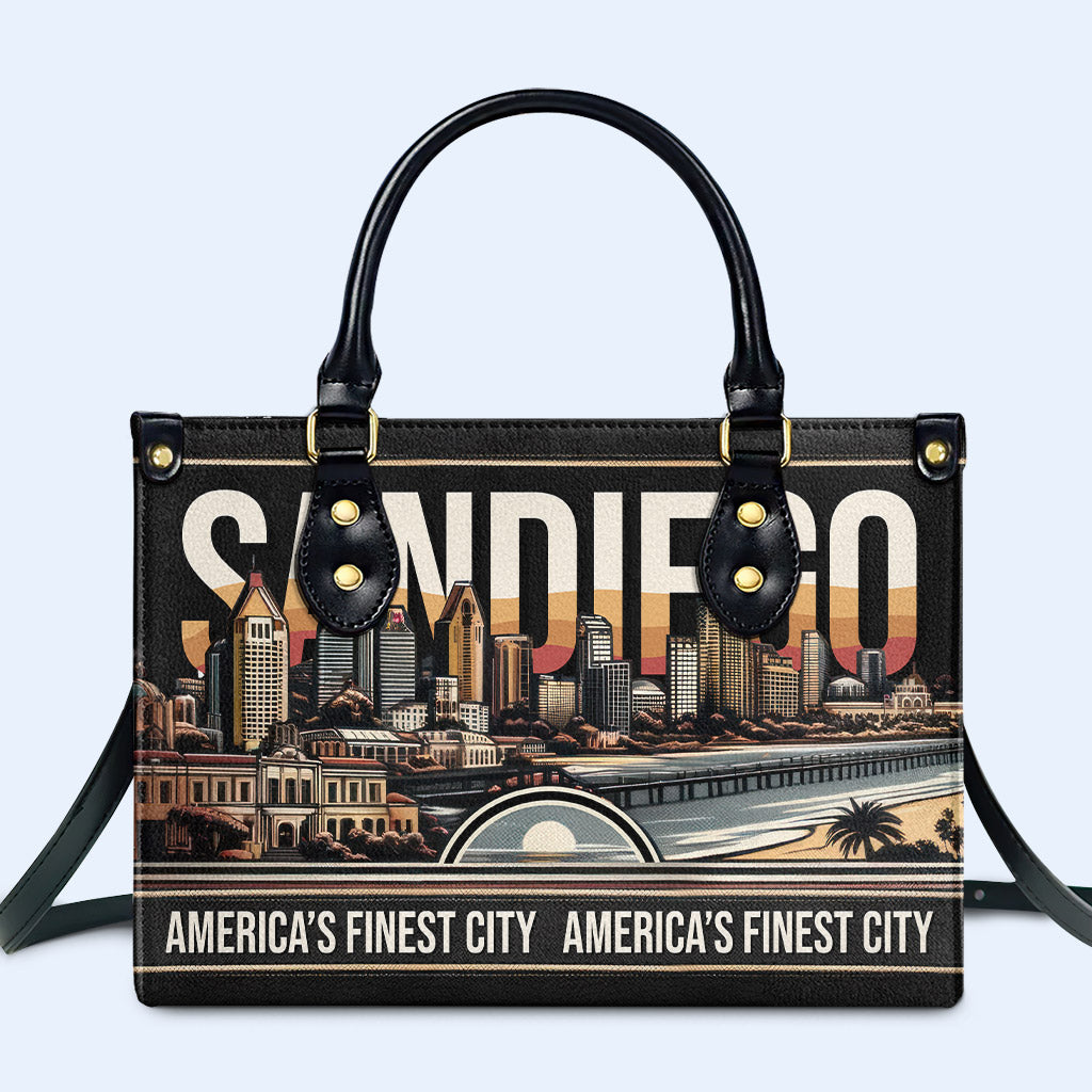 San Diego Leather Handbag - Image 2